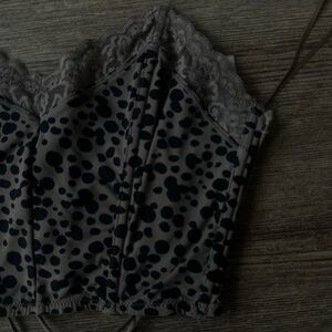 Lace detailed corset top from glassons